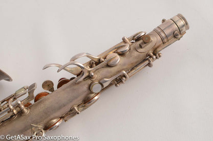 Conn New Wonder II Alto 177k “Chu Berry” Original Silver Plate Needs OH