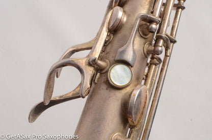 Conn New Wonder II Alto 177k “Chu Berry” Original Silver Plate Needs OH