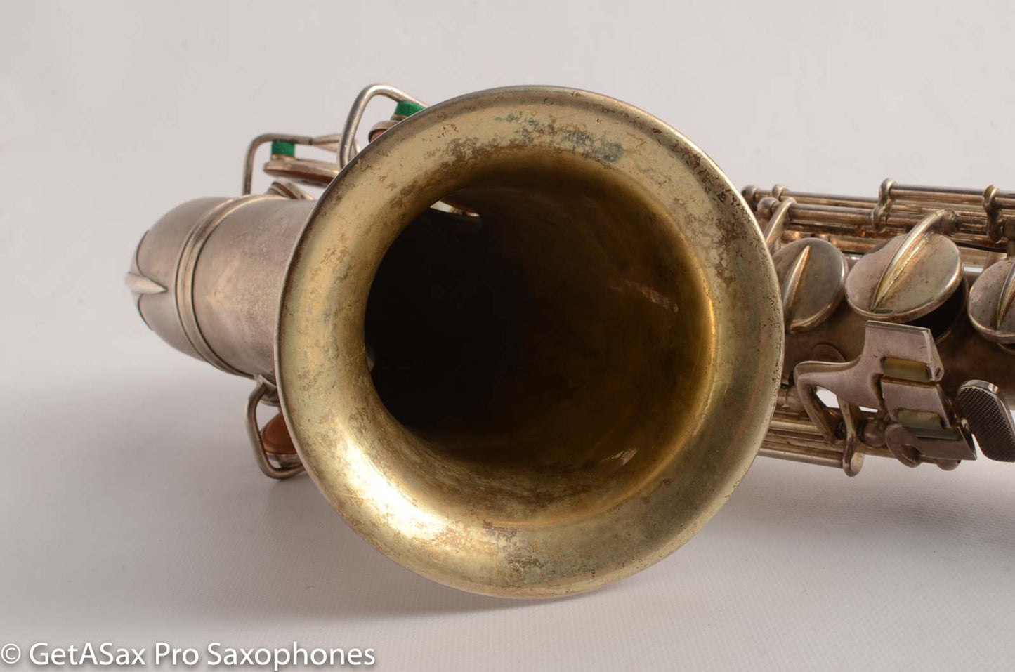 Conn New Wonder II Alto 177k “Chu Berry” Original Silver Plate Needs OH