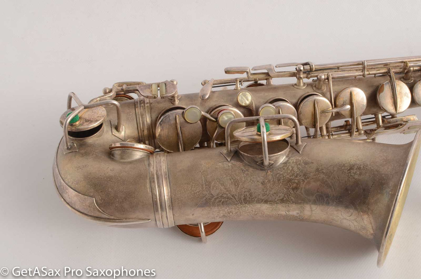 Conn New Wonder II Alto 177k “Chu Berry” Original Silver Plate Needs OH