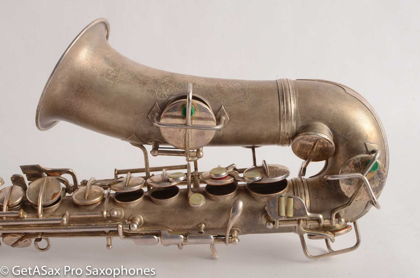 Conn New Wonder II Alto 177k “Chu Berry” Original Silver Plate Needs OH