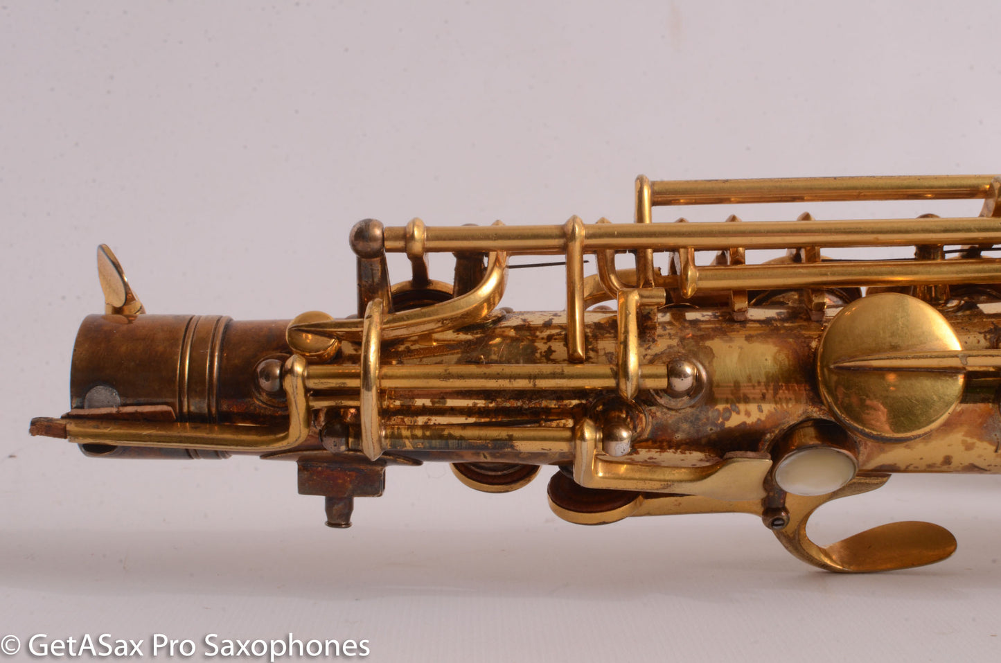 Conn New Wonder II Alto Burnished Gold with Portrait! Old Pads 203916