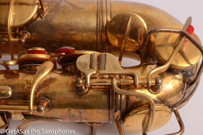 Conn New Wonder II Alto Burnished Gold with Portrait! Old Pads 203916