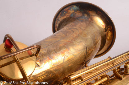 Conn New Wonder II Alto Burnished Gold with Portrait! Old Pads 203916