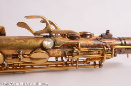 Conn New Wonder II Alto Burnished Gold with Portrait! Old Pads 203916