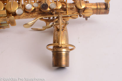 Conn New Wonder II Alto Burnished Gold with Portrait! Old Pads 203916
