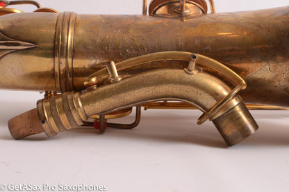 Conn New Wonder II Alto Burnished Gold with Portrait! Old Pads 203916