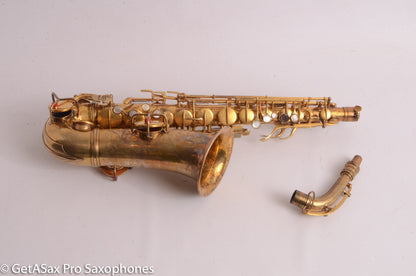 Conn New Wonder II Alto Burnished Gold with Portrait! Old Pads 203916