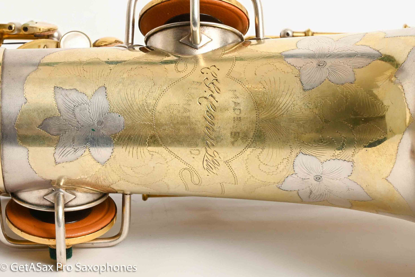 Conn New Wonder II Alto Rare Orig Gold and Silver Finish Good Pads! 192328