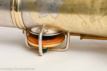Conn New Wonder II Alto Rare Orig Gold and Silver Finish Good Pads! 192328