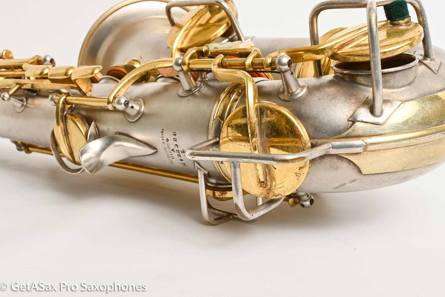 Conn New Wonder II Alto Rare Orig Gold and Silver Finish Good Pads! 192328