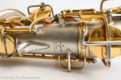 Conn New Wonder II Alto Rare Orig Gold and Silver Finish Good Pads! 192328