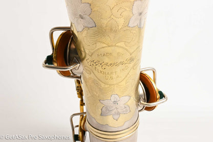 Conn New Wonder II Alto Rare Orig Gold and Silver Finish Good Pads! 192328