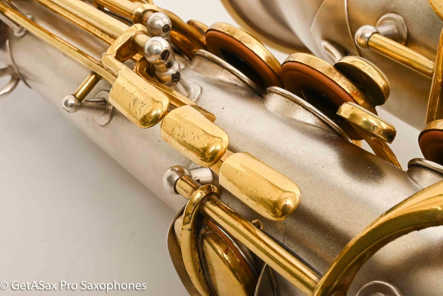 Conn New Wonder II Alto Rare Orig Gold and Silver Finish Good Pads! 192328