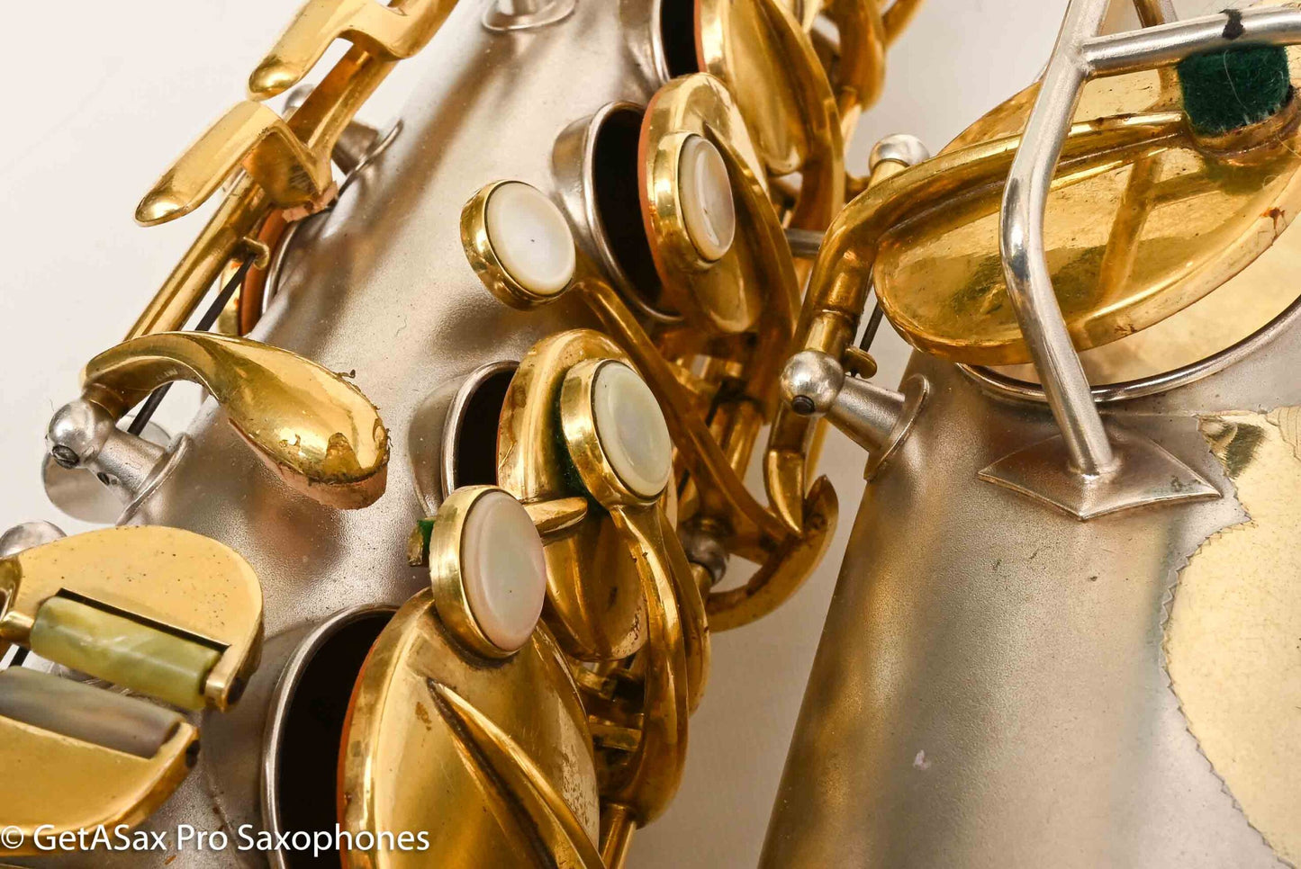Conn New Wonder II Alto Rare Orig Gold and Silver Finish Good Pads! 192328