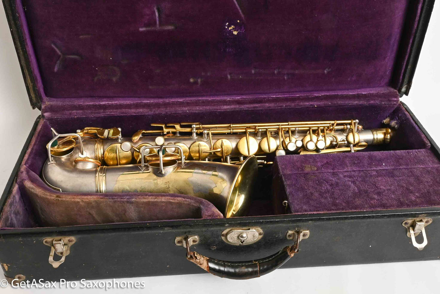 Conn New Wonder II Alto Rare Orig Gold and Silver Finish Good Pads! 192328
