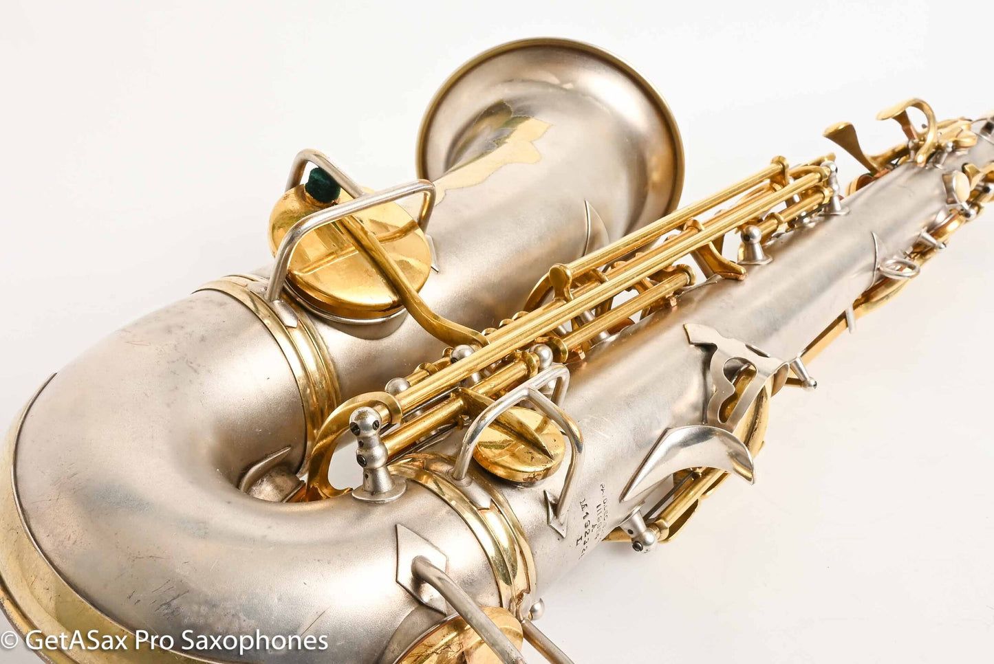 Conn New Wonder II Alto Rare Orig Gold and Silver Finish Good Pads! 192328