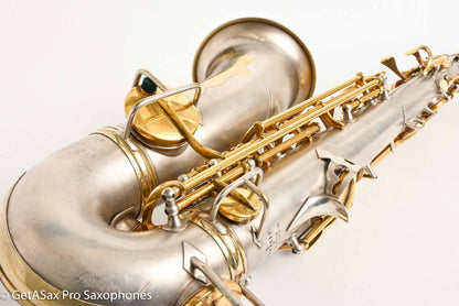 Conn New Wonder II Alto Rare Orig Gold and Silver Finish Good Pads! 192328
