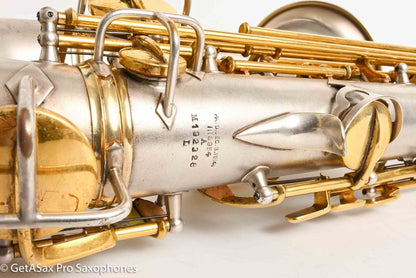 Conn New Wonder II Alto Rare Orig Gold and Silver Finish Good Pads! 192328