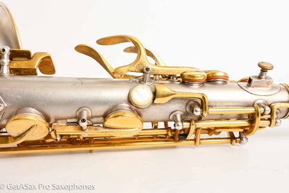 Conn New Wonder II Alto Rare Orig Gold and Silver Finish Good Pads! 192328