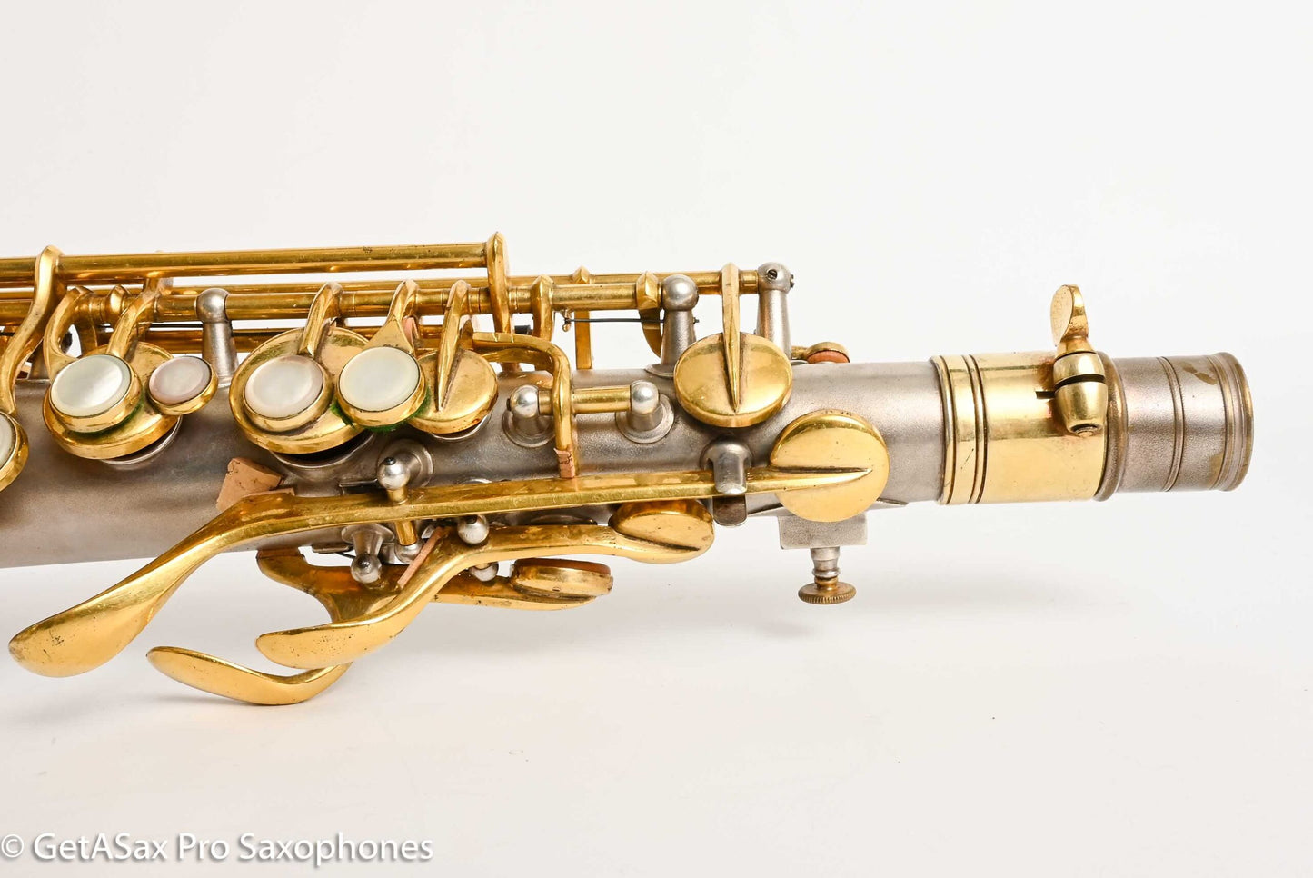 Conn New Wonder II Alto Rare Orig Gold and Silver Finish Good Pads! 192328