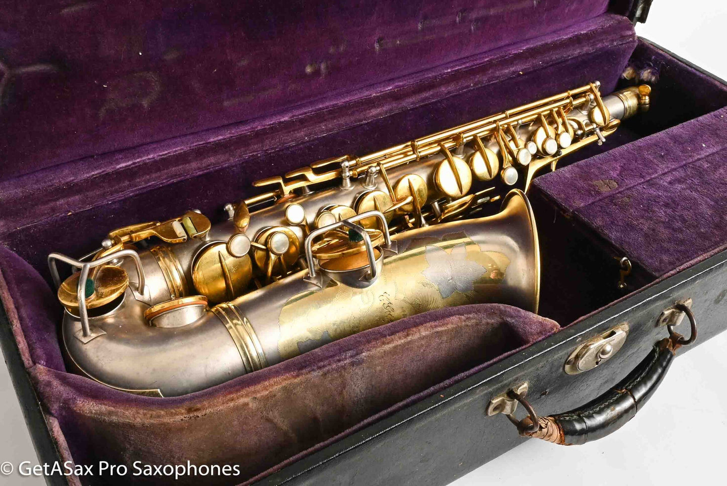 Conn New Wonder II Alto Rare Orig Gold and Silver Finish Good Pads! 192328