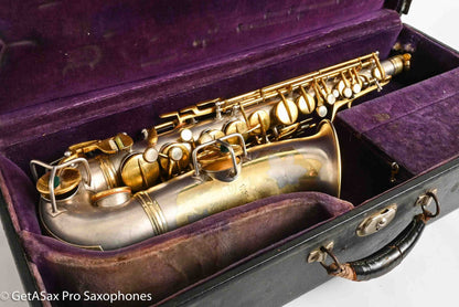 Conn New Wonder II Alto Rare Orig Gold and Silver Finish Good Pads! 192328