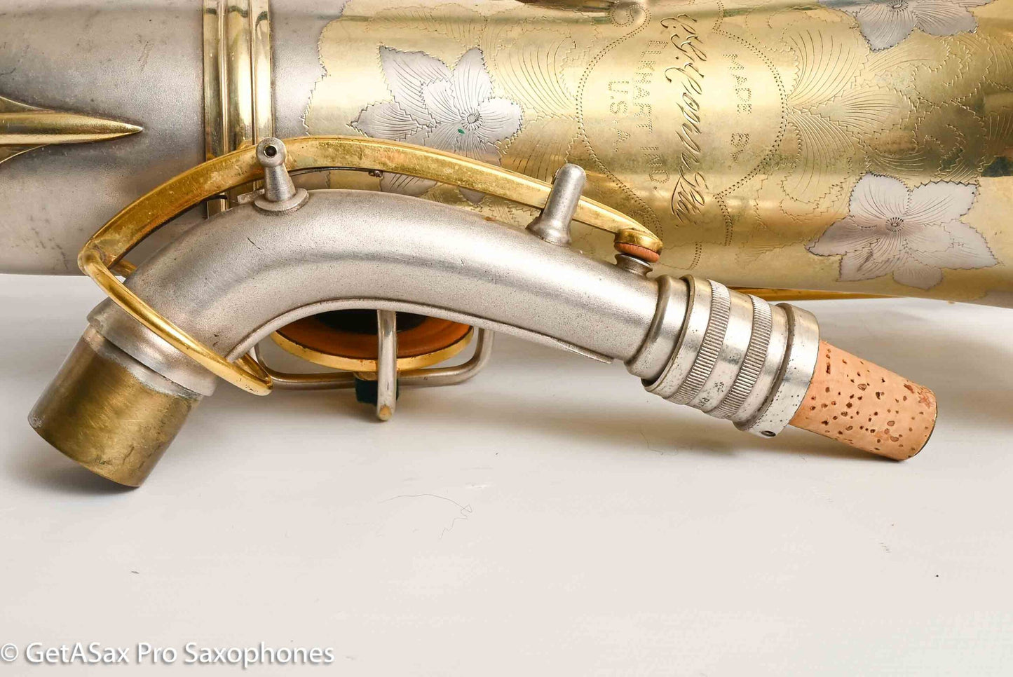Conn New Wonder II Alto Rare Orig Gold and Silver Finish Good Pads! 192328