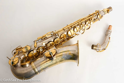 Conn New Wonder II Alto Rare Orig Gold and Silver Finish Good Pads! 192328