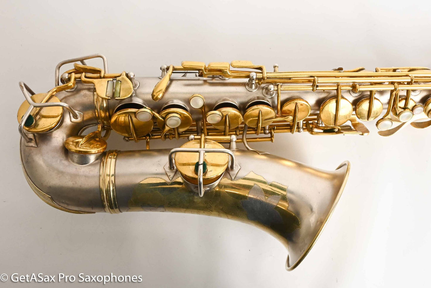 Conn New Wonder II Alto Rare Orig Gold and Silver Finish Good Pads! 192328