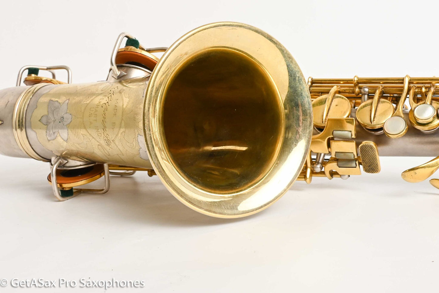 Conn New Wonder II Alto Rare Orig Gold and Silver Finish Good Pads! 192328