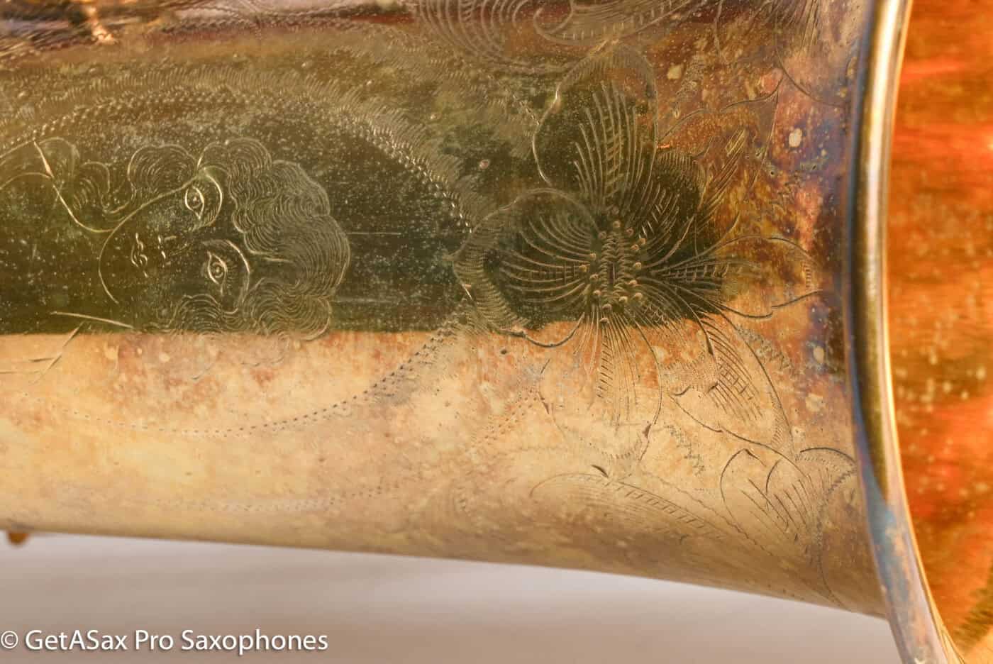 Conn New Wonder II Alto Gold Plated Portrait Replate Old Pads 184609