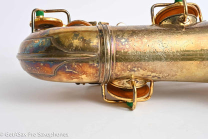 Conn New Wonder II Alto Gold Plated Portrait Replate Old Pads 184609