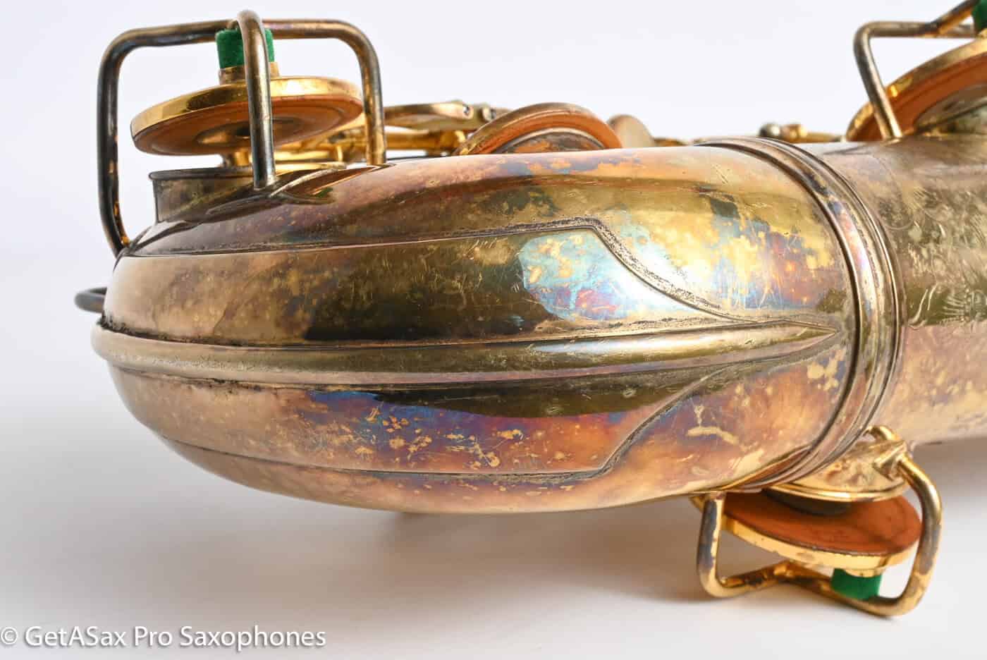 Conn New Wonder II Alto Gold Plated Portrait Replate Old Pads 184609