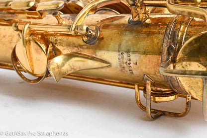 Conn New Wonder II Alto Gold Plated Portrait Replate Old Pads 184609