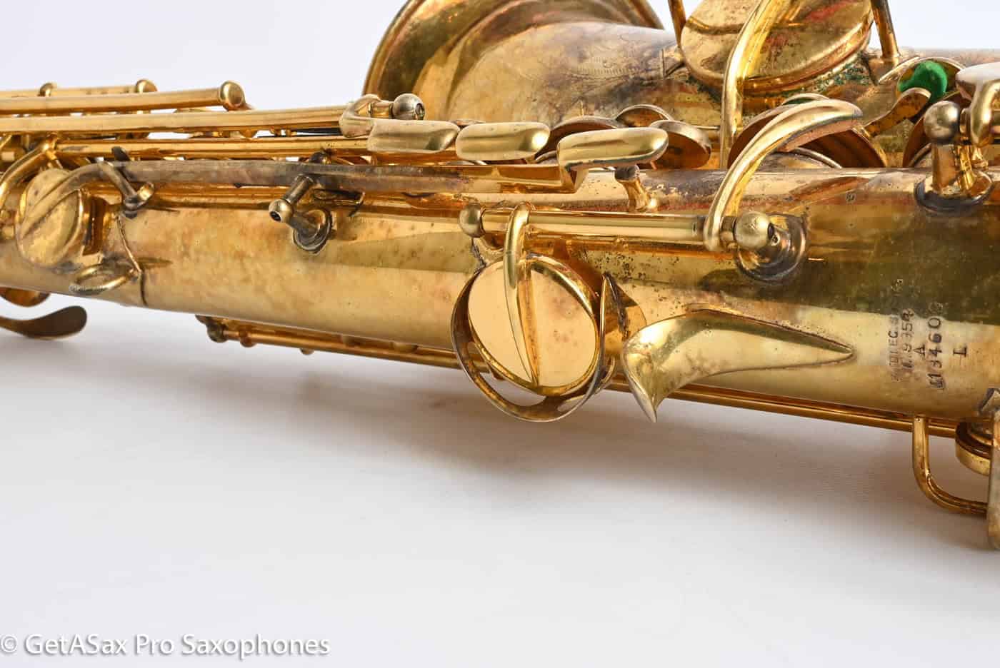 Conn New Wonder II Alto Gold Plated Portrait Replate Old Pads 184609