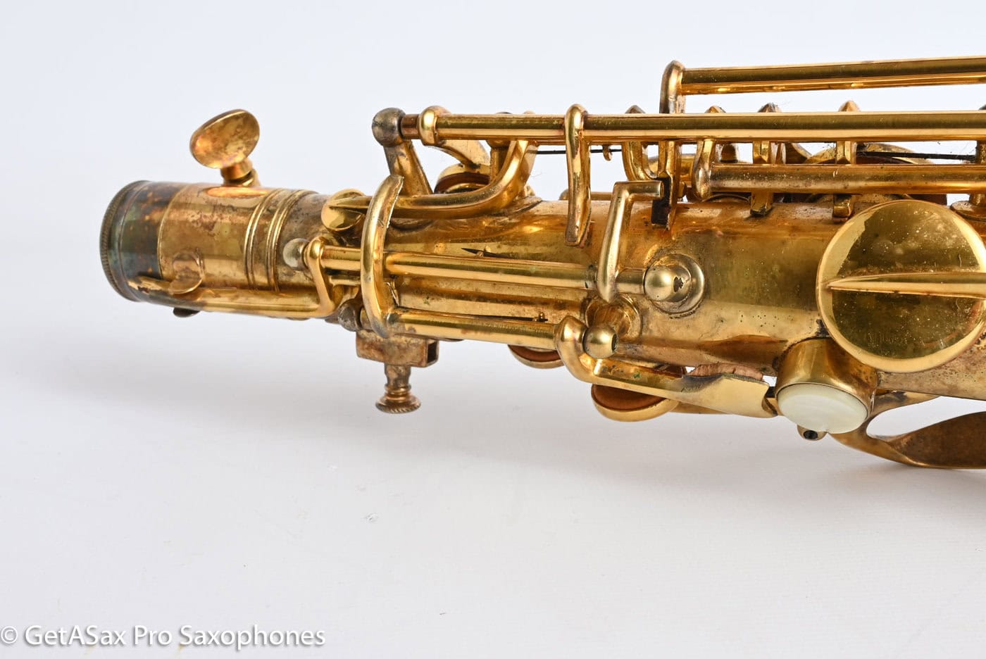 Conn New Wonder II Alto Gold Plated Portrait Replate Old Pads 184609