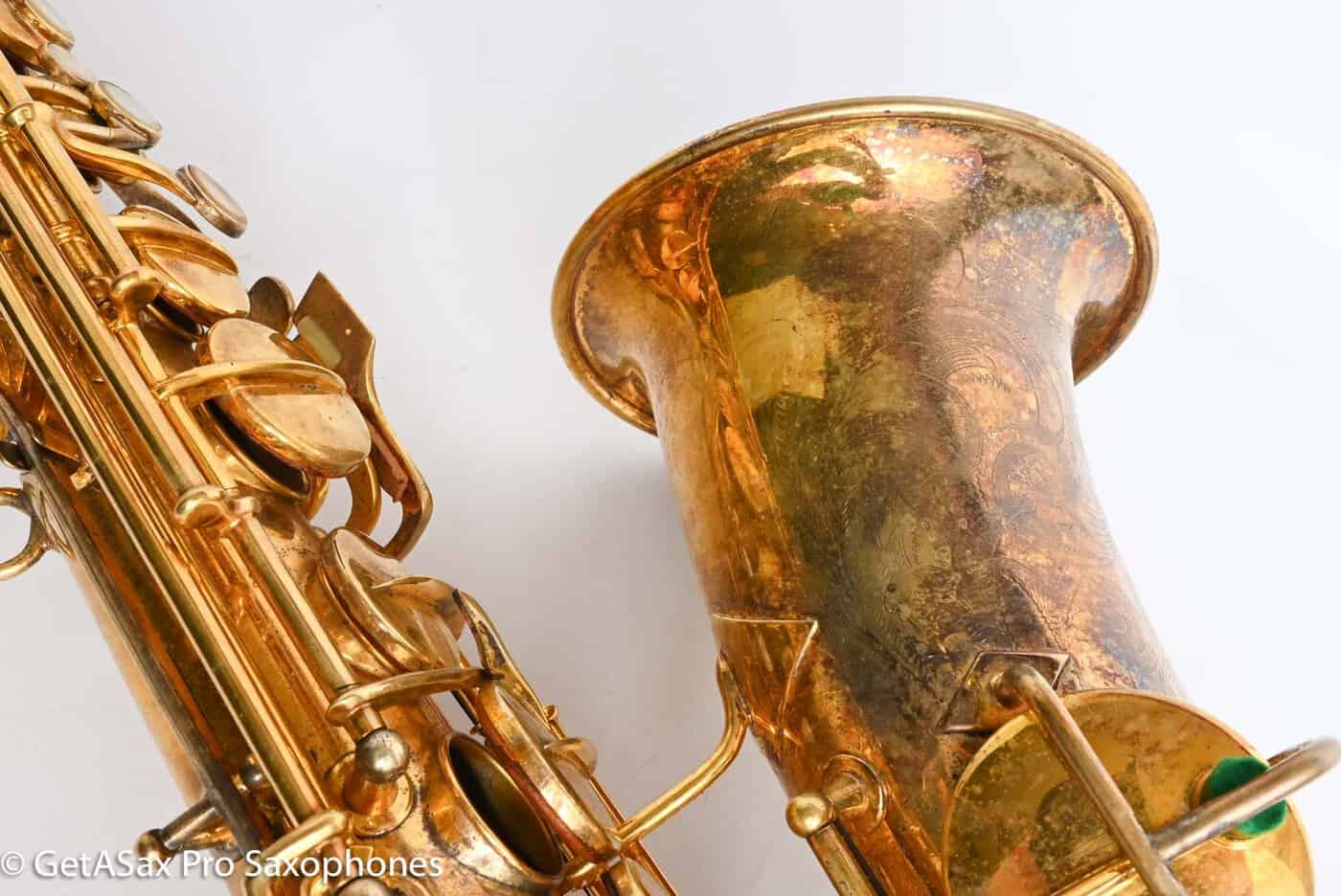 Conn New Wonder II Alto Gold Plated Portrait Replate Old Pads 184609