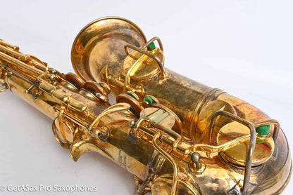 Conn New Wonder II Alto Gold Plated Portrait Replate Old Pads 184609