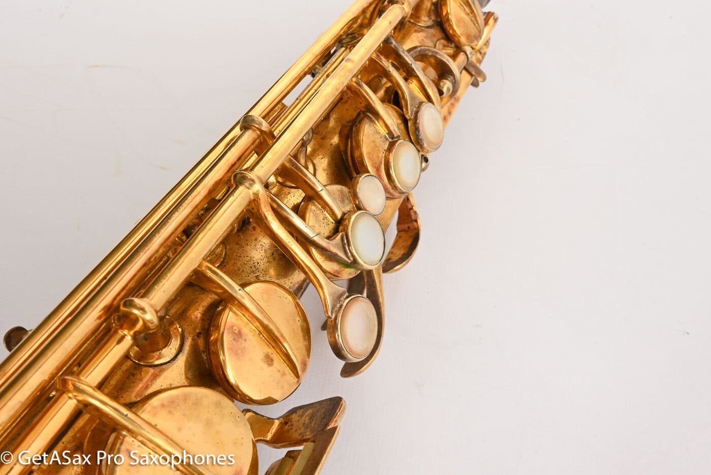 Conn New Wonder II Alto Gold Plated Portrait Replate Old Pads 184609