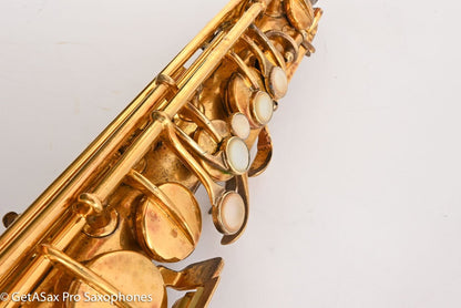 Conn New Wonder II Alto Gold Plated Portrait Replate Old Pads 184609