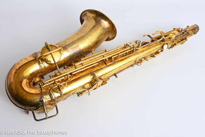 Conn New Wonder II Alto Gold Plated Portrait Replate Old Pads 184609