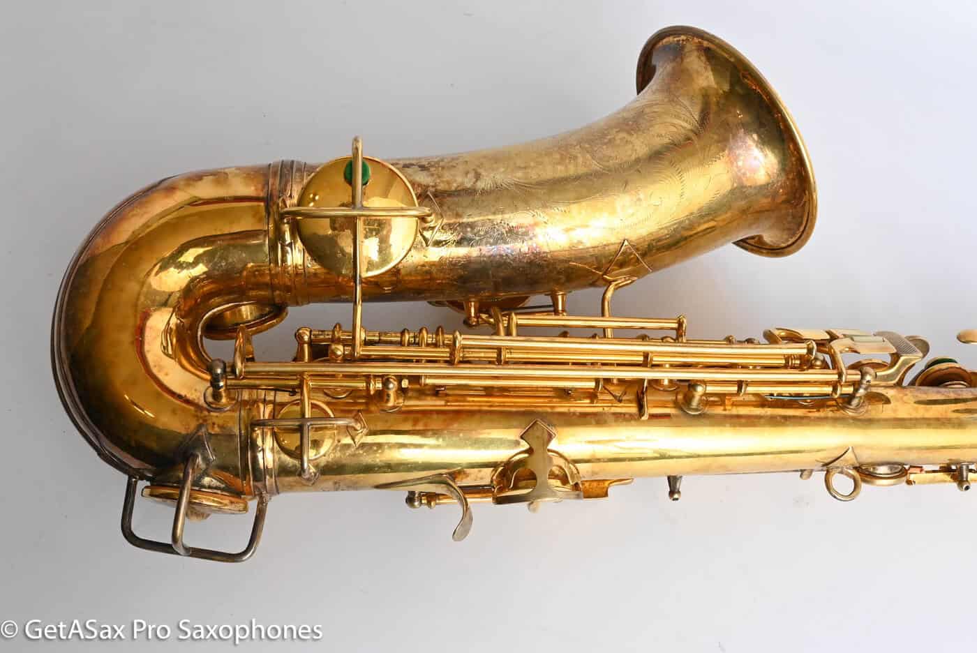 Conn New Wonder II Alto Gold Plated Portrait Replate Old Pads 184609