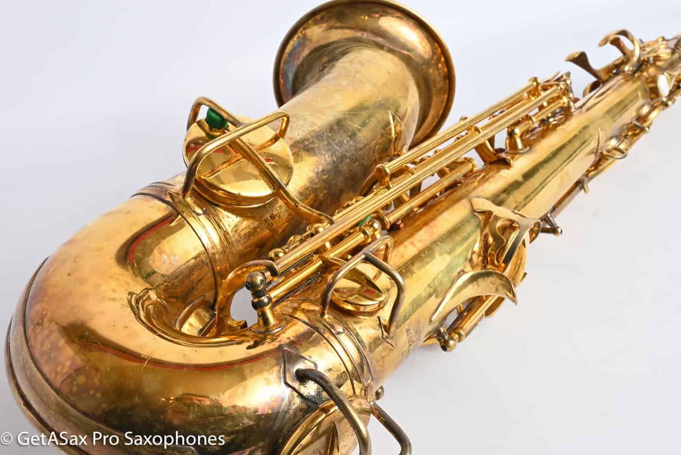 Conn New Wonder II Alto Gold Plated Portrait Replate Old Pads 184609