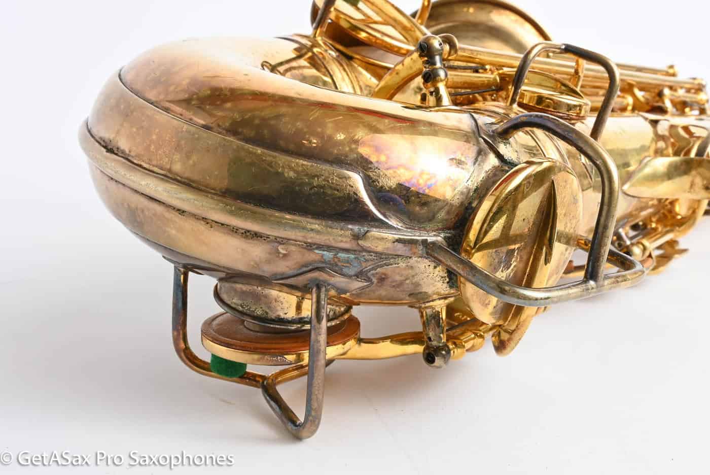 Conn New Wonder II Alto Gold Plated Portrait Replate Old Pads 184609