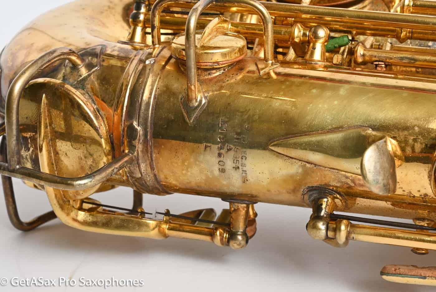 Conn New Wonder II Alto Gold Plated Portrait Replate Old Pads 184609