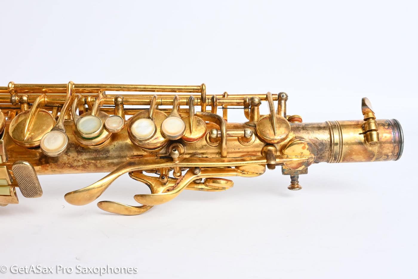 Conn New Wonder II Alto Gold Plated Portrait Replate Old Pads 184609