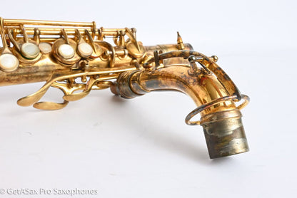 Conn New Wonder II Alto Gold Plated Portrait Replate Old Pads 184609