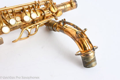 Conn New Wonder II Alto Gold Plated Portrait Replate Old Pads 184609