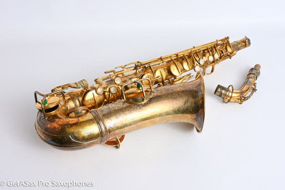 Conn New Wonder II Alto Gold Plated Portrait Replate Old Pads 184609